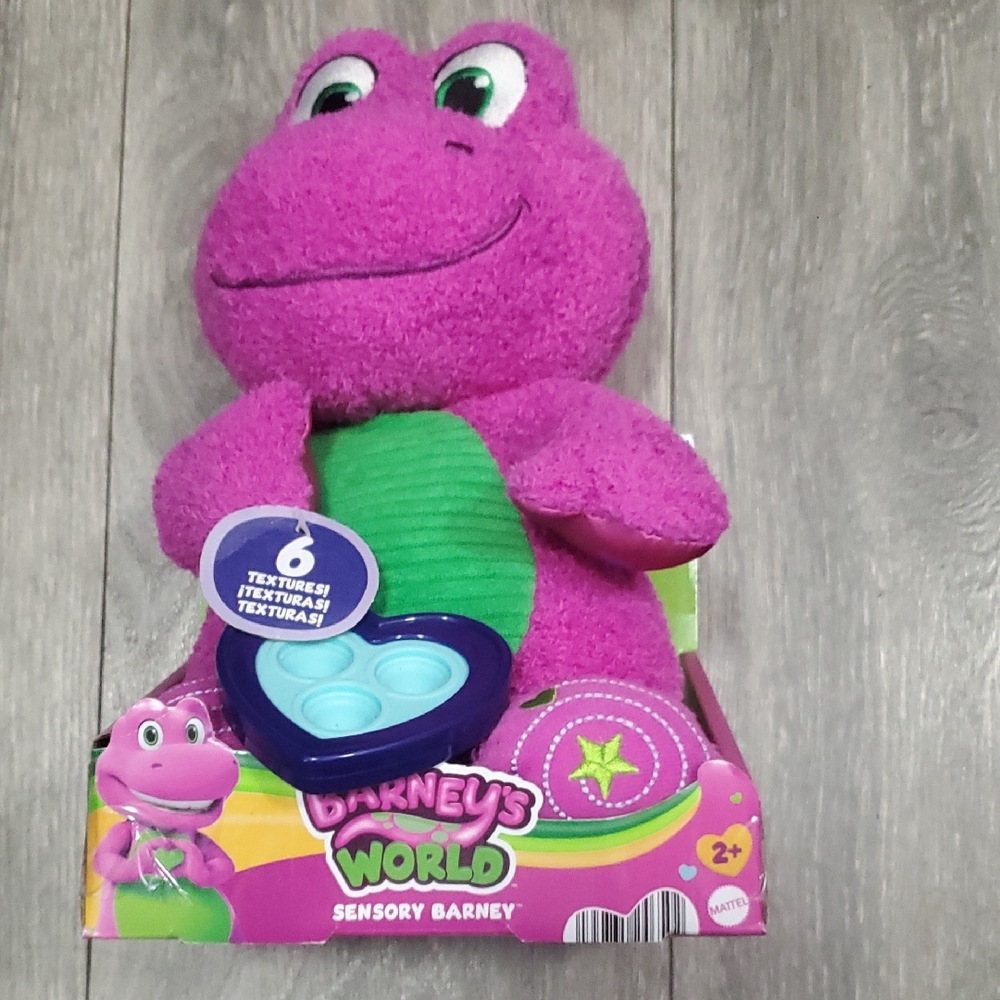 Sensory Barney Plush Toy - Pink